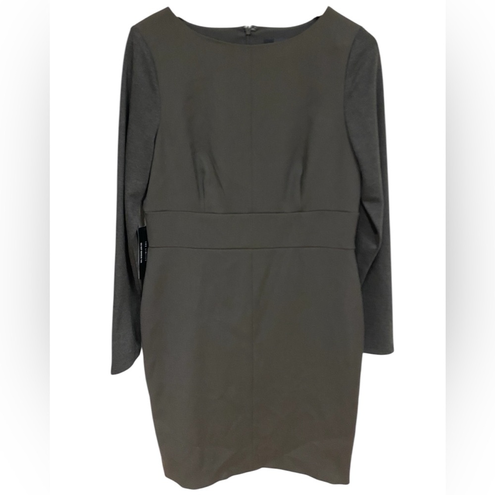 The Limited Dress Bodycon Sheath Long Sleeve Women Size 10 NWT Workwear Mushroom